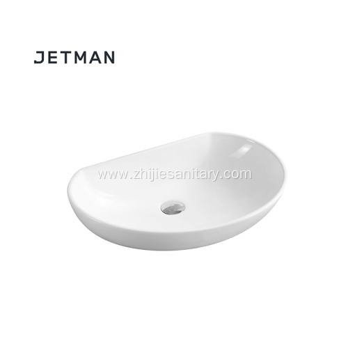 Vesell shape ceramic art basin